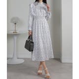 小花柄 フリルデザイン ワンピース | Pumpkin  Port | 詳細画像5 