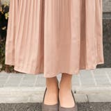 無地ジョーゼット 消しプリーツロングスカート | Pumpkin Port | 詳細画像11