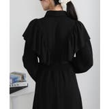 ボリュームフリル ゴールドボタン ハイウエスト ワンピース | Pumpkin  Port | 詳細画像12 