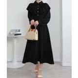 ボリュームフリル ゴールドボタン ハイウエスト ワンピース | Pumpkin  Port | 詳細画像14 