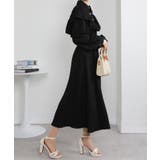 ボリュームフリル ゴールドボタン ハイウエスト ワンピース | Pumpkin  Port | 詳細画像15 