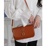 ブラウン | 2WAY ショルダーベルト付 横長 ショルダーバッグ | Pumpkin  Port