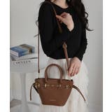 ダブルベルトデザイン 2WAY ベルト付ショルダーバッグ | Pumpkin  Port | 詳細画像13 