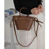 ダブルベルトデザイン 2WAY ベルト付ショルダーバッグ | Pumpkin  Port | 詳細画像17 