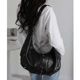 星スタッズポイント ハーフムーン ショルダーバッグ | Pumpkin  Port | 詳細画像3 