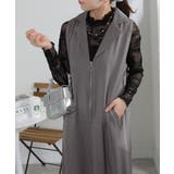 シルバージップ テーラード襟 Iライン ジャンスカ | Pumpkin  Port | 詳細画像14 