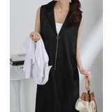 シルバージップ テーラード襟 Iライン ジャンスカ | Pumpkin  Port | 詳細画像3 