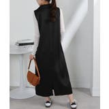 シルバージップ テーラード襟 Iライン ジャンスカ | Pumpkin  Port | 詳細画像8 