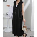 ブラック | シルバージップ テーラード襟 Iライン ジャンスカ | Pumpkin  Port