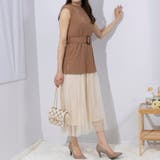 チュールプリーツスカート ドッキングワンピース | Pumpkin  Port | 詳細画像24