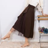 チュール使い アシンメトリー スカート | Pumpkin  Port | 詳細画像13 