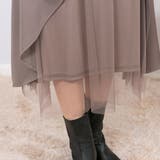 チュール使い アシンメトリー スカート | Pumpkin  Port | 詳細画像26 