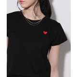 ハート刺繍半袖Tシャツ | Pumpkin  Port | 詳細画像7 