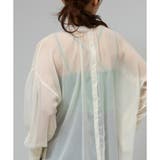 2WAY ボリューム袖 シアーロングシャツ | Pumpkin Port | 詳細画像11