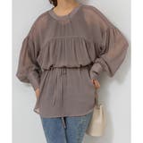 2WAY ボリューム袖 シアーロングシャツ | Pumpkin Port | 詳細画像21