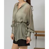 2WAY ボリューム袖 シアーロングシャツ | Pumpkin Port | 詳細画像28