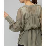 2WAY ボリューム袖 シアーロングシャツ | Pumpkin Port | 詳細画像31