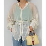 2WAY ボリューム袖 シアーロングシャツ | Pumpkin Port | 詳細画像5