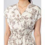 花柄 カシュクール ウエストシャーリング ワンピース | Pumpkin Port | 詳細画像22