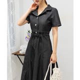 ストレッチ デニム リボンベルト 配色ステッチ ロングワンピース | Pumpkin Port | 詳細画像22