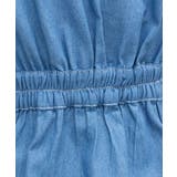 ストレッチ デニム リボンベルト 配色ステッチ ロングワンピース | Pumpkin Port | 詳細画像36