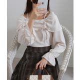 ダブルリボン ボリューム袖 ドッキングロングワンピース | Pumpkin Port | 詳細画像22