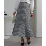 ビット付き チェック柄 マーメイドスカート | Pumpkin  Port | 詳細画像10 