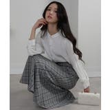 ビット付き チェック柄 マーメイドスカート | Pumpkin  Port | 詳細画像17 