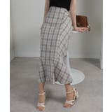 ビット付き チェック柄 マーメイドスカート | Pumpkin  Port | 詳細画像21 