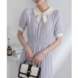 レースリボン襟 ゴールドプレート付 半袖 ワンピース | Pumpkin  Port | 詳細画像21 