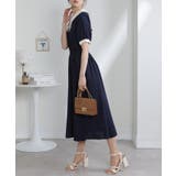 レースリボン襟 ゴールドプレート付 半袖 ワンピース | Pumpkin  Port | 詳細画像29 