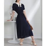 レースリボン襟 ゴールドプレート付 半袖 ワンピース | Pumpkin  Port | 詳細画像30 