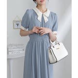 レースリボン襟 ゴールドプレート付 半袖 ワンピース | Pumpkin  Port | 詳細画像33 