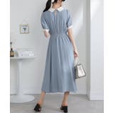 レースリボン襟 ゴールドプレート付 半袖 ワンピース | Pumpkin  Port | 詳細画像37 