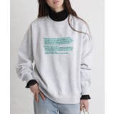 裏起毛 レターロゴ刺繍 BIGサイズ スウェットトレーナー | Pumpkin  Port | 詳細画像10 