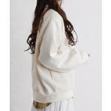 裏起毛 レターロゴ刺繍 BIGサイズ スウェットトレーナー | Pumpkin  Port | 詳細画像6 