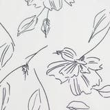 線描き花柄 パールベルト付き ミニフレアスカート | Pumpkin  Port | 詳細画像15 