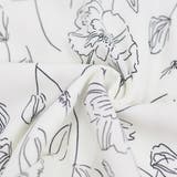 線描き花柄 パールベルト付き ミニフレアスカート | Pumpkin  Port | 詳細画像16 