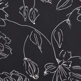 線描き花柄 パールベルト付き ミニフレアスカート | Pumpkin  Port | 詳細画像19 
