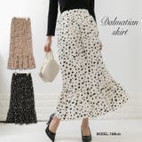ダルメシアン柄 ティアード スカート | Pumpkin Port | 詳細画像1