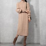 ケーブルニット ロングワンピース | Pumpkin  Port | 詳細画像2