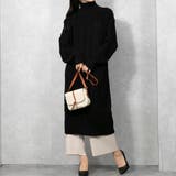 ケーブルニット ロングワンピース | Pumpkin  Port | 詳細画像3