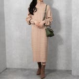 ケーブルニット ロングワンピース | Pumpkin  Port | 詳細画像6