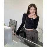 シャギーニット 短丈 スクエアネック ニット | Pumpkin  Port | 詳細画像16 