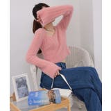 シャギーニット 短丈 スクエアネック ニット | Pumpkin  Port | 詳細画像27 