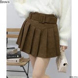 ブラウン | 太ベルト インパン付 コーデュロイ | Pumpkin Port