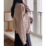 レトロな大人カジュアル ニットカーディガン 韓国 韓国ファッション | Pumpkin Port | 詳細画像11