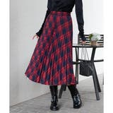 ネルチェック プリーツロングスカート | Pumpkin Port | 詳細画像9