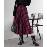 ネルチェック プリーツロングスカート | Pumpkin Port | 詳細画像10