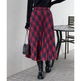 ネルチェック プリーツロングスカート | Pumpkin Port | 詳細画像11